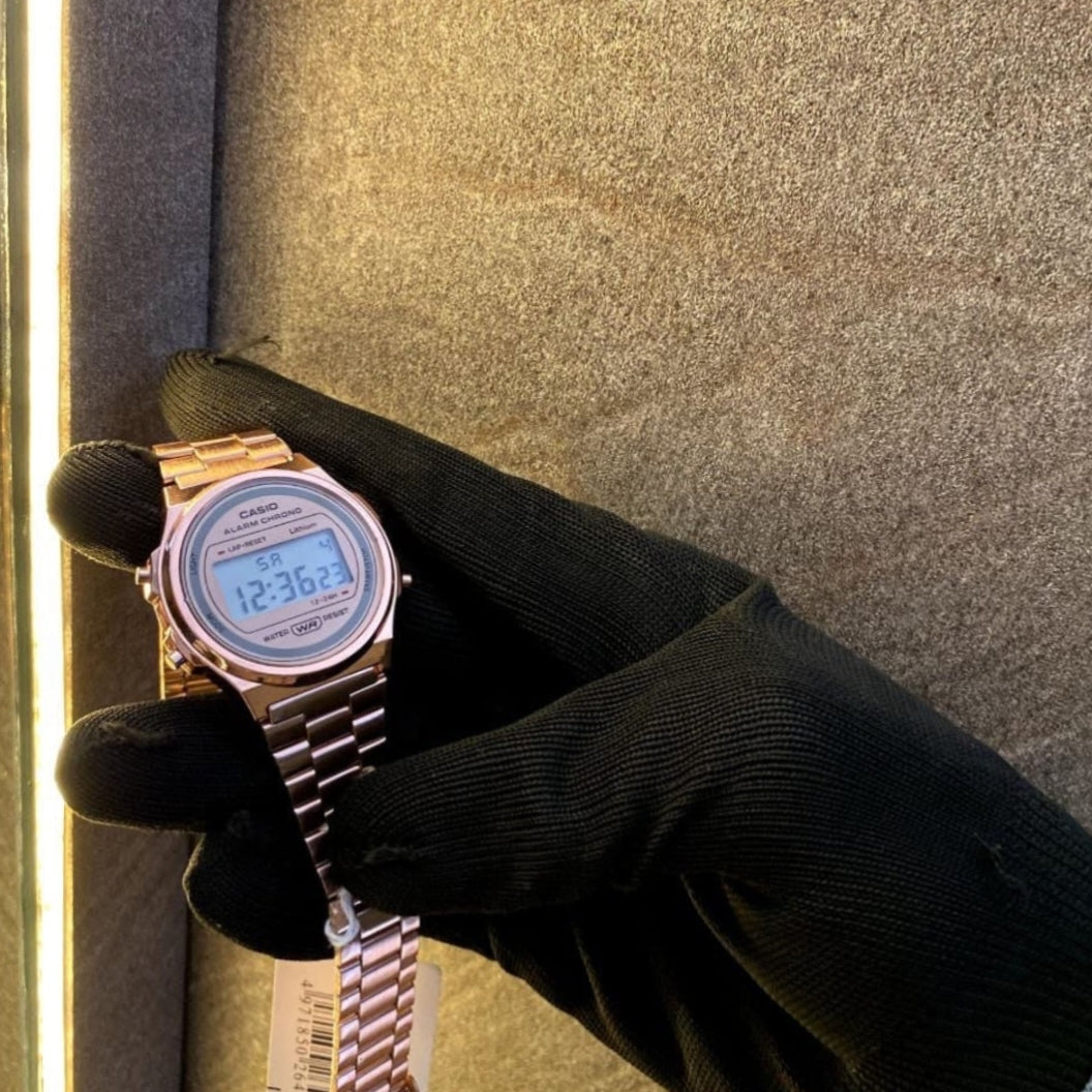 VINTAGE CHAIN ROUND STAINLESS STEEL UNISEX WATCH