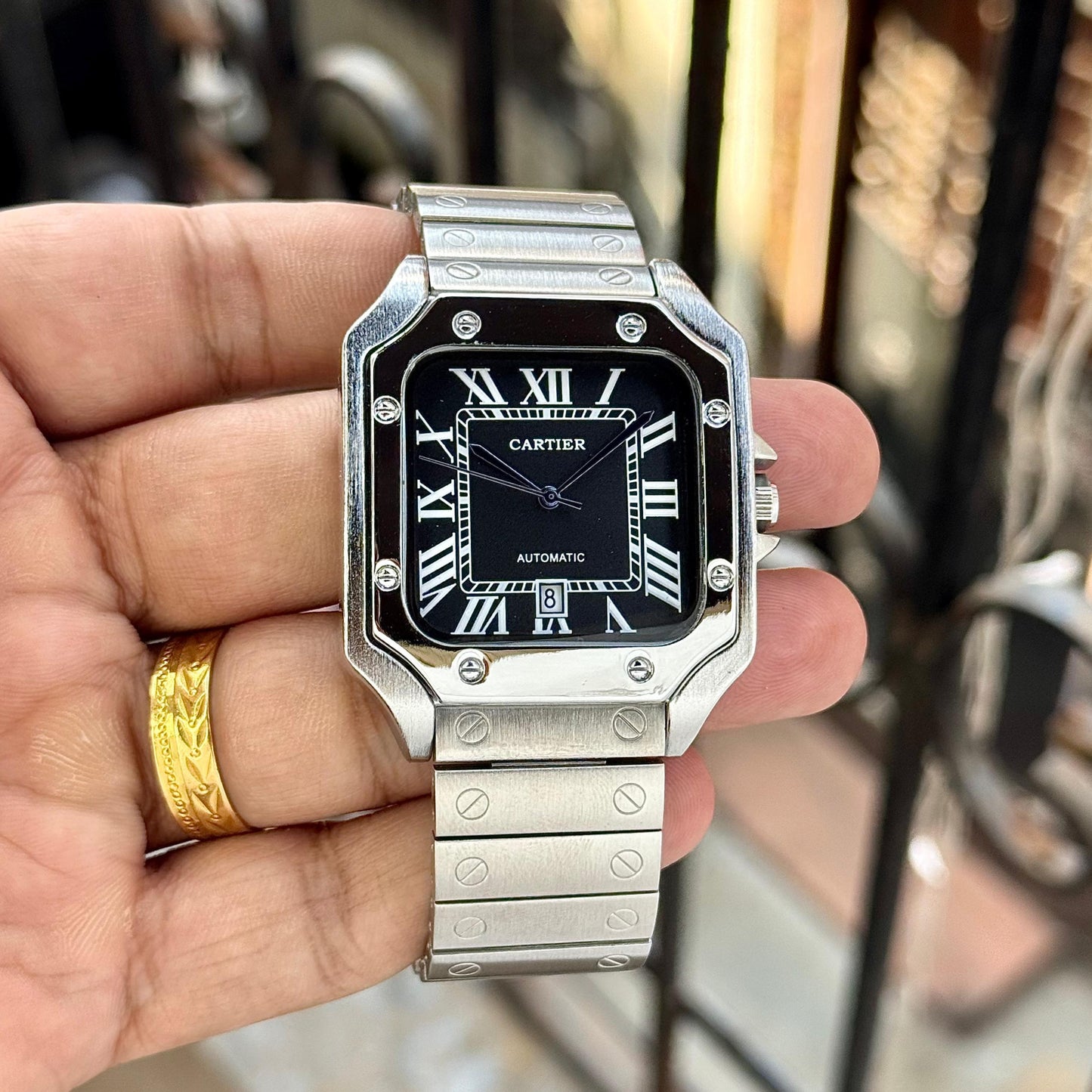 MENS STAINLESS STEEL WATCH