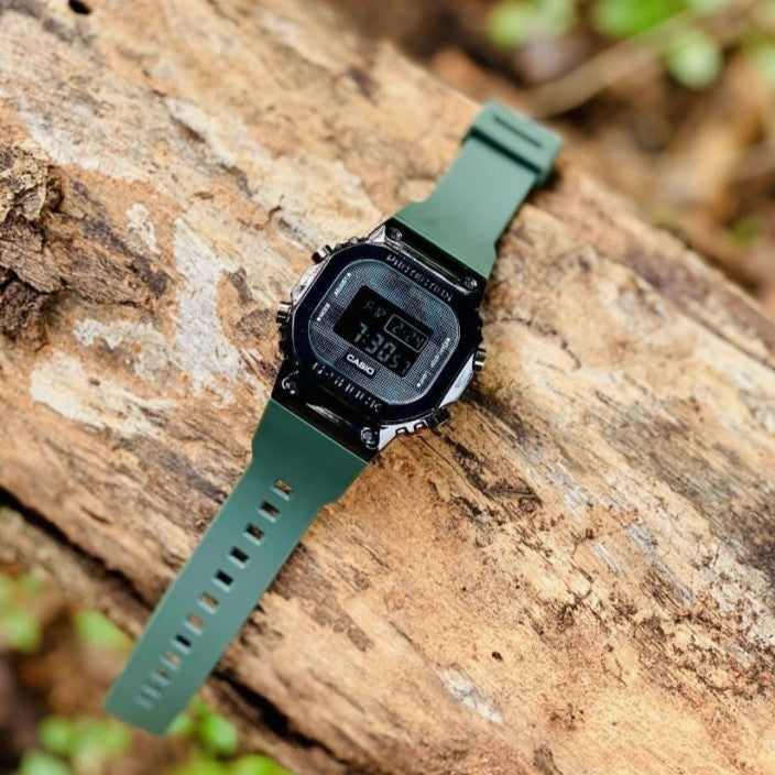 GG-SHOCK DIGITAL BLACK METAL FRAME WATCH