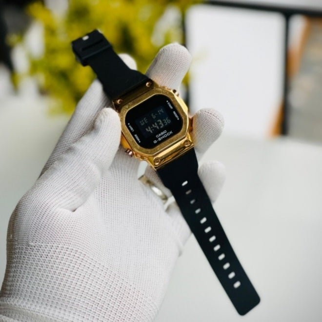 GG-SHOCK DIGITAL BLACK METAL FRAME WATCH
