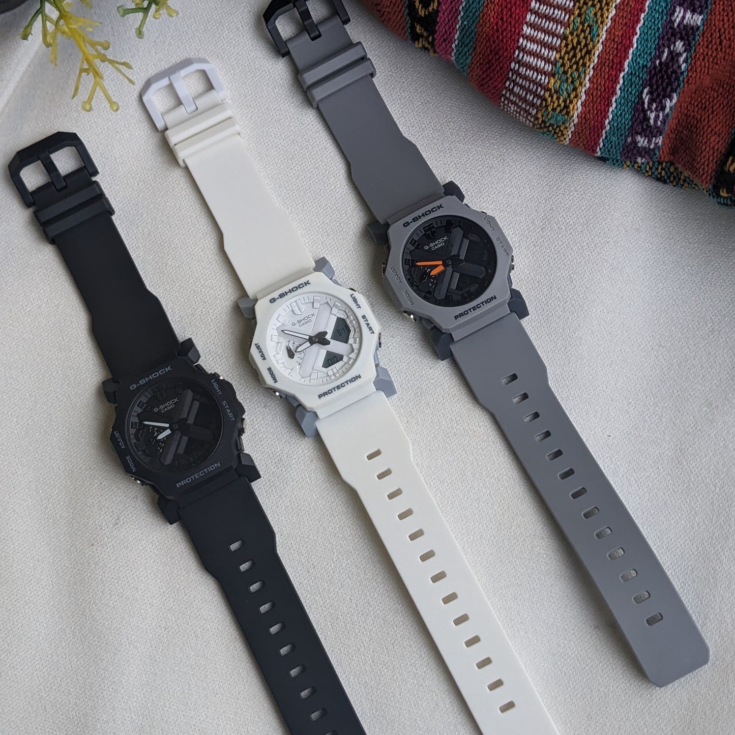 GG-SHOCK GA 2300 ANALOG-DIGITAL ALL WORKING JAPAN QUALITY RESIN STRAP WATCH