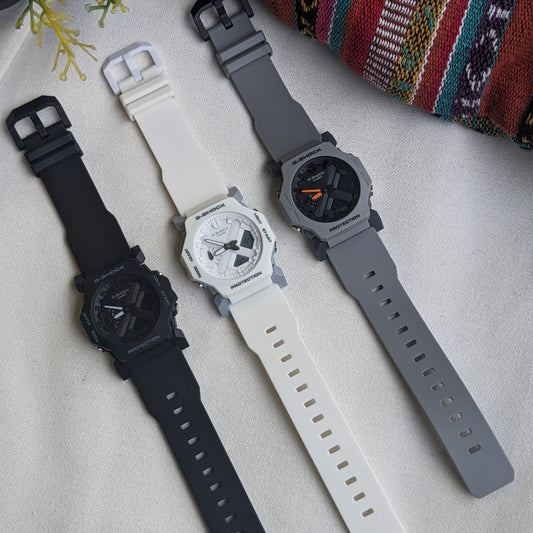 ANALOG-DIGITAL ALL WORKING JAPAN QUALITY RESIN STRAP WATCH