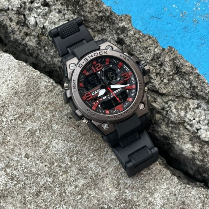 GG SHOCK DUAL TIME RESIN CHAIN MENS WATCH