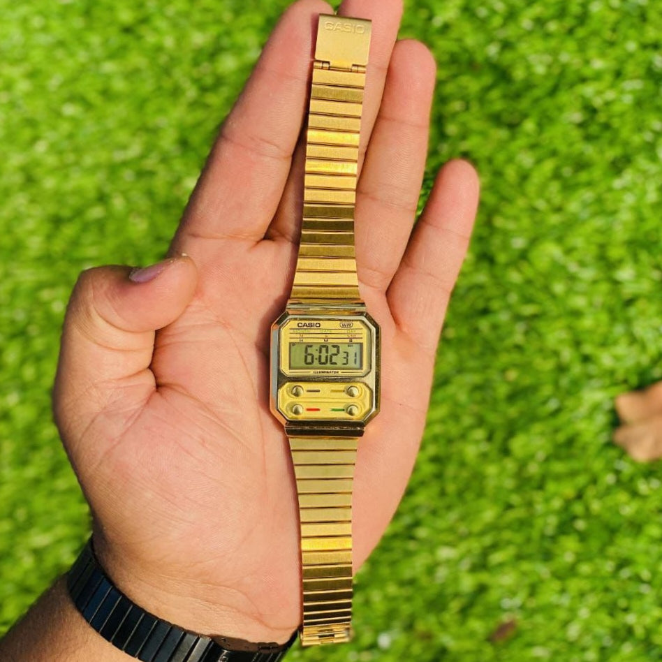 VINTAGE BUTTON DIGITAL UNISEX WATCH