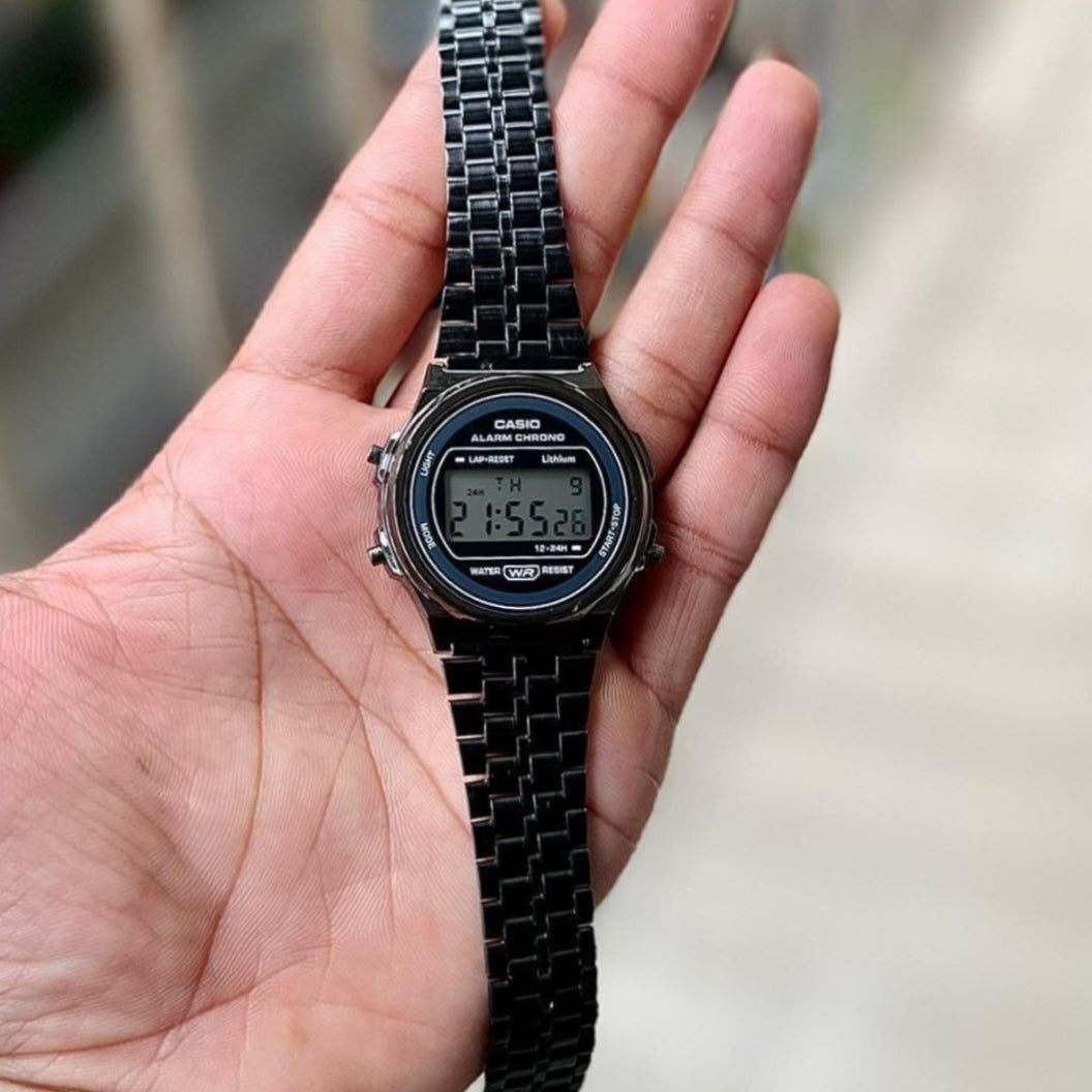 VINTAGE CHAIN ROUND STAINLESS STEEL UNISEX WATCH