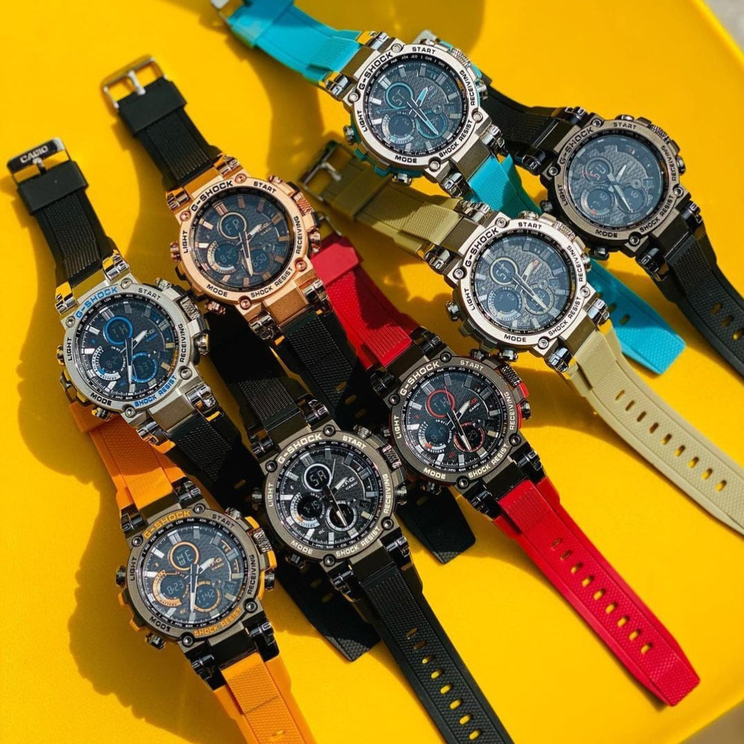 DIGITAL-ANALOG HIGH QUALITY RESIN STRAP SPORTS WATCH