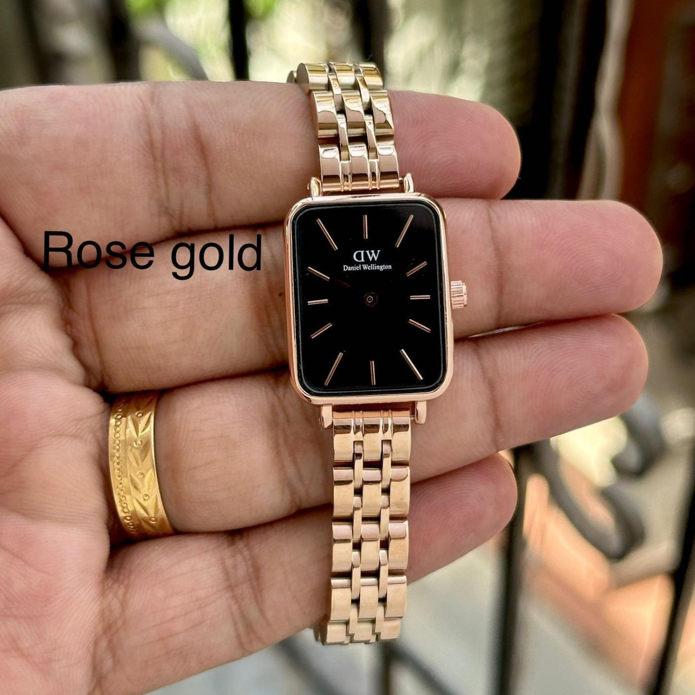DWD ROSE GOLD STAINLESS STEEL WATVH