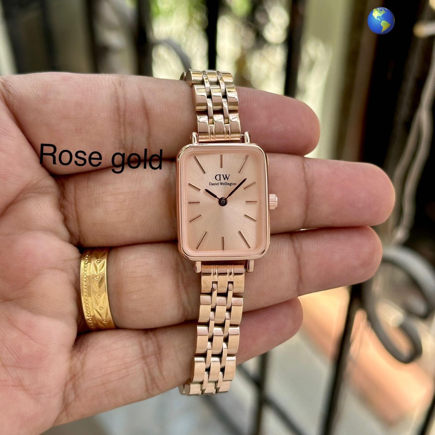 DWD ROSE GOLD STAINLESS STEEL WATVH
